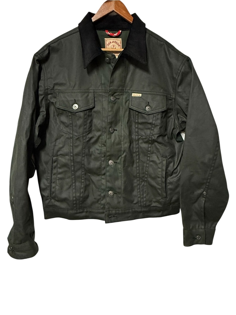 Iron & Resin Dark Green Rambler Jacket Sz L